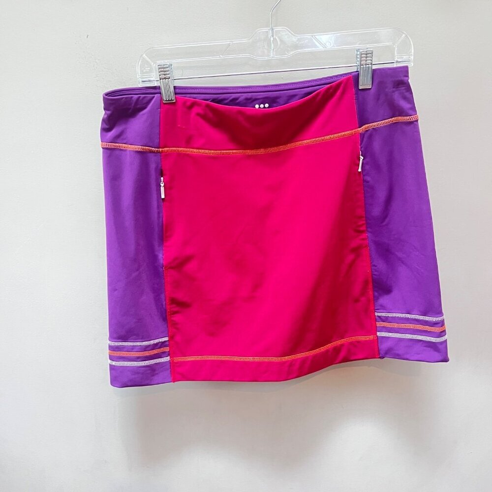 Title: Title Nine Women's Athletic Skirt Medium Purple & Red Polyester Blend